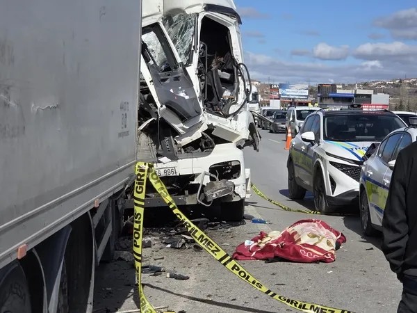 Ankara’da Feci Kaza! Tanker Sürücüsü Hayatını Kaybetti